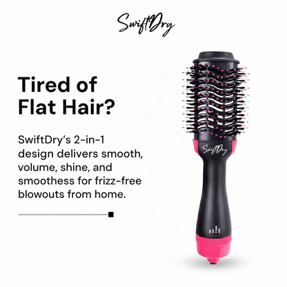SwiftDry™ Hair Brush Dryer